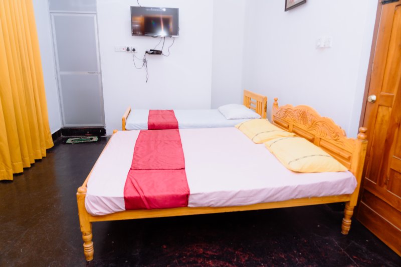 Batti Lagoon View Hotel Air-Conditioned Bedroom Interior
